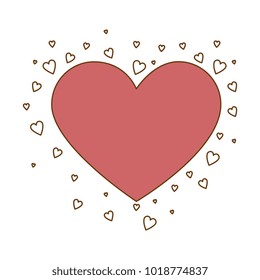 hearts love card icon