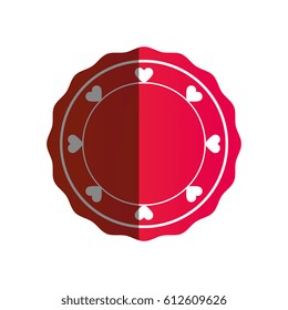 hearts love card icon