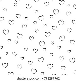 hearts love decorative pattern background