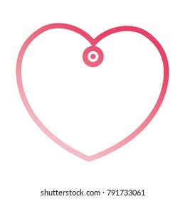 Hearts and love frame