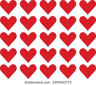 Hearts And Love Icon Art