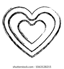 hearts love isolated icon