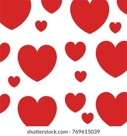hearts love pattern background