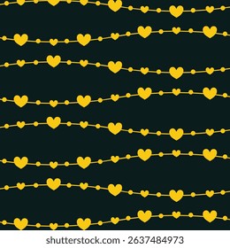 Hearts Luxury trendy applicable design pretty abstract vector illustration artwork.eps