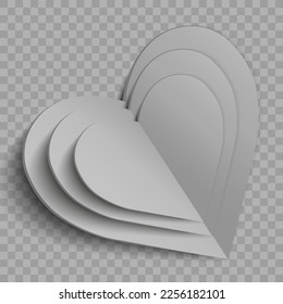 	
Hearts on a transparent background. Love card. Recognition of attractiveness.