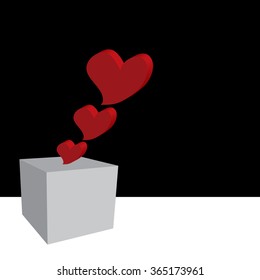 Hearts out of the box