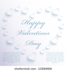 Hearts paper background