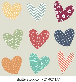 Hearts pattern