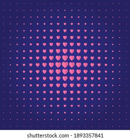Hearts pattern background, can be used for celebrations, wedding invitation, mothers day and valentines day, Vector illustration