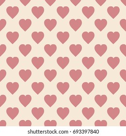 Hearts pattern The background for printing on fabric, textiles, layouts, covers, backdrops, backgrounds and Wallpapers, websites, Vector illustration seamless