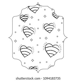 hearts pattern design