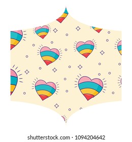 hearts pattern design