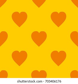 Hearts pattern Flat Scandinavian style for print on fabric, gift wrap, web backgrounds, scrap booking, patchwork  Vector illustration Seamless background