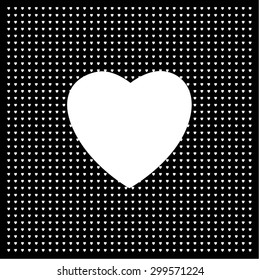 Hearts Pattern Heart Cut Out Center Stock Vector (Royalty Free ...