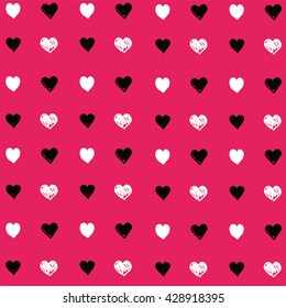 hearts. pattern with hearts. love. 