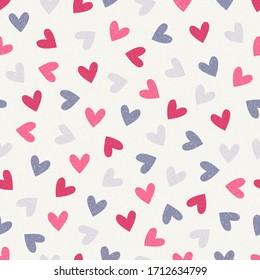 hearts pattern on a light background