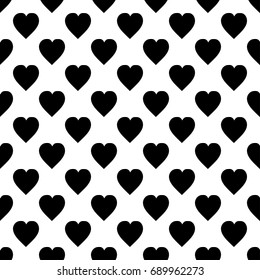 Hearts pattern swatch  The background for printing on fabric, textiles,  layouts, covers, backdrops, backgrounds and Wallpapers, websites, Vector illustration seamless