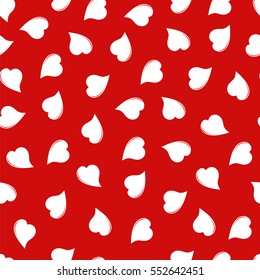 Hearts pattern  wrapping paper.Valentine's day. Vector