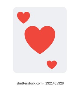 Hearts playing cards