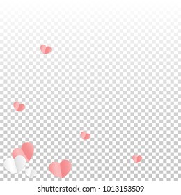 Hearts Random Background. St. Valentine's Day.   Romantic Scattered Hearts Design Element. Love. Sweet Moment. Vector Illustration.

 Element of Design for Cards, Banners, Posters, Flyers. 
