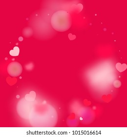 Hearts Random Background. St. Valentine's Day.   Romantic Scattered Hearts Wallpaper. Love. Light, Bokhe, Magic Clouds, Moments.

 Design for Weddings, Anniversary, Mother's Day. 
