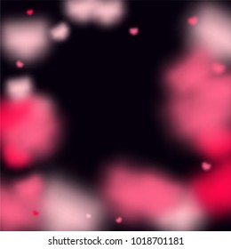 Hearts Random Background. St. Valentine's Day.   Romantic Scattered Hearts Wallpaper. Love. Light, Bokhe, Magic Clouds, Moments.

 Design for Weddings, Anniversary, Mother's Day. 

