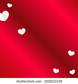 Hearts Random Background. St. Valentine's Day.   Romantic Scattered Hearts Wallpaper. Love. Sweet Moment. Vector Illustration.

 Design for Weddings, Anniversary, Mother's Day. 
