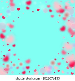 Hearts Random Background. St. Valentine's Day.   Romantic Scattered Hearts Wallpaper. Love. Light, Bokhe, Magic Clouds, Moments.

 Design for Weddings, Anniversary, Mother's Day. 
