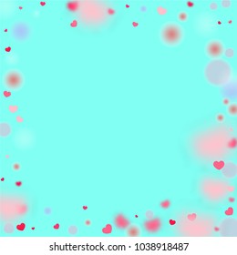 Hearts Random Background. St. Valentine's Day.   Romantic Scattered Hearts Wallpaper. Love. Light, Bokhe, Magic Clouds, Moments.

 Element of Design for Cards, Banners, Posters, Flyers. 
