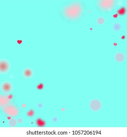 Hearts Random Background. St. Valentine's Day.   Romantic Scattered Hearts Texture. Love. Light, Bokhe, Magic Clouds, Moments.

 Element of Design for Cards, Banners, Posters, Flyers. 
