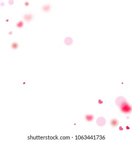Hearts Random Background. St. Valentine's Day.   Romantic Scattered Hearts Texture. Love. Light, Bokhe, Magic Clouds, Moments.

 Element of Design for Cards, Banners, Posters, Flyers. 

