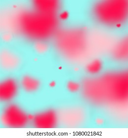 Hearts Random Background. St. Valentine's Day.   Romantic Scattered Hearts Texture. Love. Light, Bokhe, Magic Clouds, Moments.

 Design for Weddings, Anniversary, Mother's Day. 

