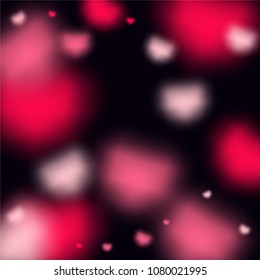 Hearts Random Background. St. Valentine's Day.   Romantic Scattered Hearts Design Element. Love. Light, Bokhe, Magic Clouds, Moments.

 Design for Weddings, Anniversary, Mother's Day. 
