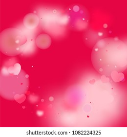 Hearts Random Background. St. Valentine's Day.   Romantic Scattered Hearts Wallpaper. Love. Light, Bokhe, Magic Clouds, Moments.

 Design for Weddings, Anniversary, Mother's Day. 
