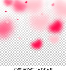Hearts Random Background. St. Valentine's Day.   Romantic Scattered Hearts Design Element. 

 Design for Weddings, Anniversary, Mother's Day. 
