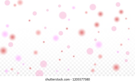 Hearts Random Falling Background. St. Valentine's Day pattern. Romantic Scattered Hearts Wallpaper. Vector Illustration. Cute Element of Design for Posters.