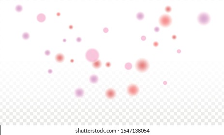 Hearts Random Falling Background. St. Valentine's Day pattern. Romantic Scattered Hearts Design Element. Vector Illustration. Cute Element of Design for Sales or Celebration.