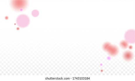 Hearts Random Falling Background. St. Valentine's Day pattern. Romantic Scattered Hearts Wallpaper. Vector Illustration. Cute Element of Design for Flyers.