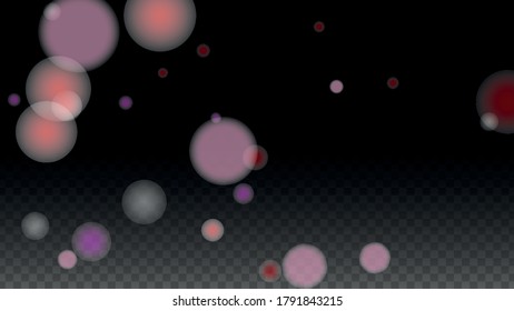Hearts Random Falling Background. St. Valentine's Day pattern. Romantic Scattered Hearts Texture. Vector Illustration. Cute Element of Design for Weddings.