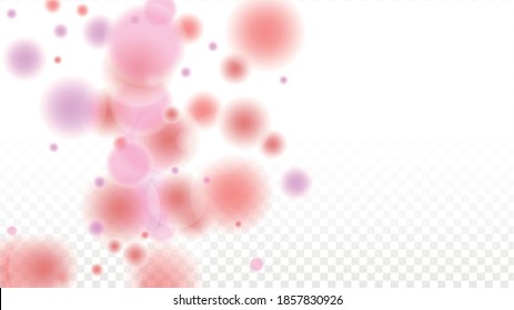 Hearts Random Falling Background. St. Valentine's Day pattern. Romantic Scattered Hearts Texture. Vector Illustration. Cute Element of Design for Anniversary.