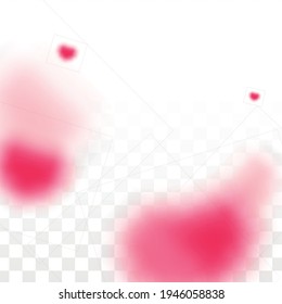 Hearts Random Falling Background. St. Valentine's Day pattern. Romantic Scattered Hearts Design Element. Love. Sweet Moment. Gift. Cute Element of Design for Banners.