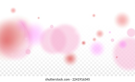 Hearts Random Falling Background. St. Valentine's Day pattern. Romantic Scattered Hearts Texture. Vector Illustration. Cute Element of Design for Birthday Party.