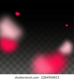 Hearts Random Falling Background. St. Valentine's Day pattern. Romantic Scattered Hearts Texture. Love. Sweet Moment. Gift. Cute Element of Design for Flyers.