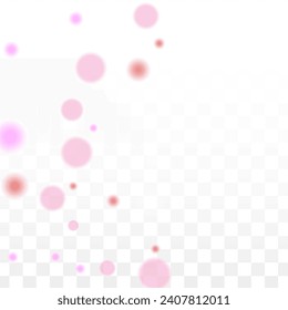 Hearts Random Falling Background. St. Valentine's Day pattern. Romantic Scattered Hearts Design Element. Vector Illustration. Cute Element of Design for Cards.