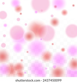 Hearts Random Falling Background. St. Valentine's Day pattern. Romantic Scattered Hearts Wallpaper. Vector Illustration. Cute Element of Design for Cards.
