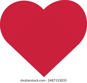 Hearts in red on a white background. Red is a symbol of energy, action, strength and joy. The heart is a symbol of love for someone.