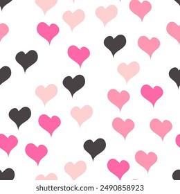 Hearts, roses, flowers pattern, additional pattern to the ballet collection.