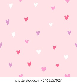 Hearts - seamles pattern background