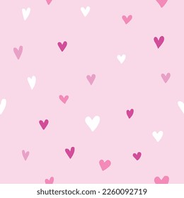 Hearts - seamles pattern background, Valentine's background