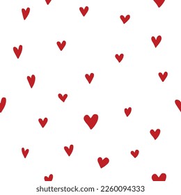 Hearts - seamles pattern background, Valentine's background